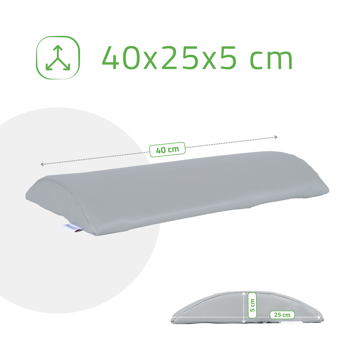 Lenden-Halbrolle 40x25x5 | Comfy Base