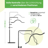 Habys VENA LED-Kosmetiklampe | 45W |  für Wimpern-, Augenbrauenstyling und Permanent Make-up