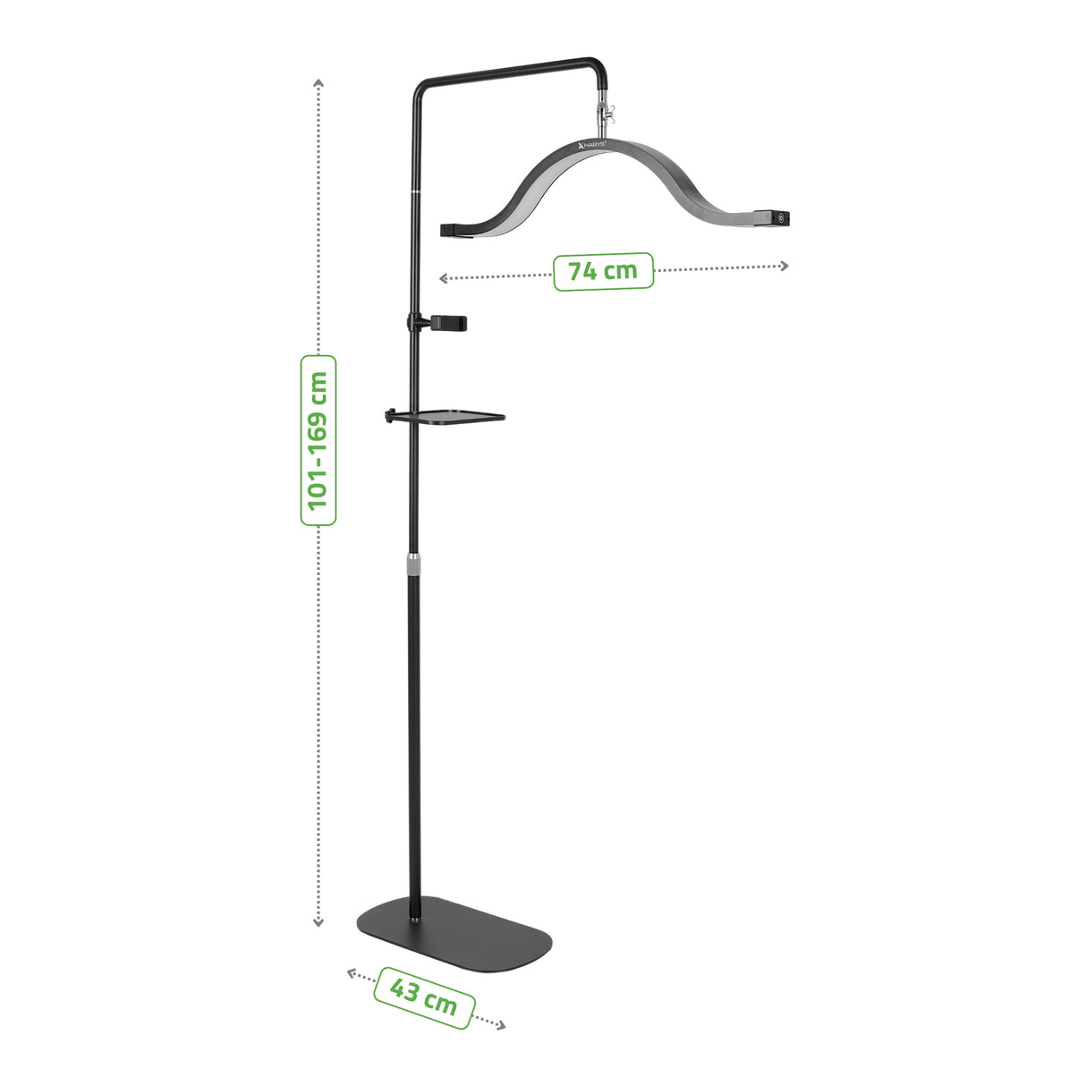 Habys VENA LED-Kosmetiklampe | 45W |  für Wimpern-, Augenbrauenstyling und Permanent Make-up