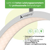 Habys VENA LED-Kosmetiklampe | 45W |  für Wimpern-, Augenbrauenstyling und Permanent Make-up