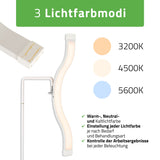 Habys VENA LED-Kosmetiklampe | 45W |  für Wimpern-, Augenbrauenstyling und Permanent Make-up