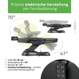 Kosmetikliege Elektrisch | Leo PRO 4 | Kosmetiksessel mit elektrischer Verstellung | Handfernbedienung
