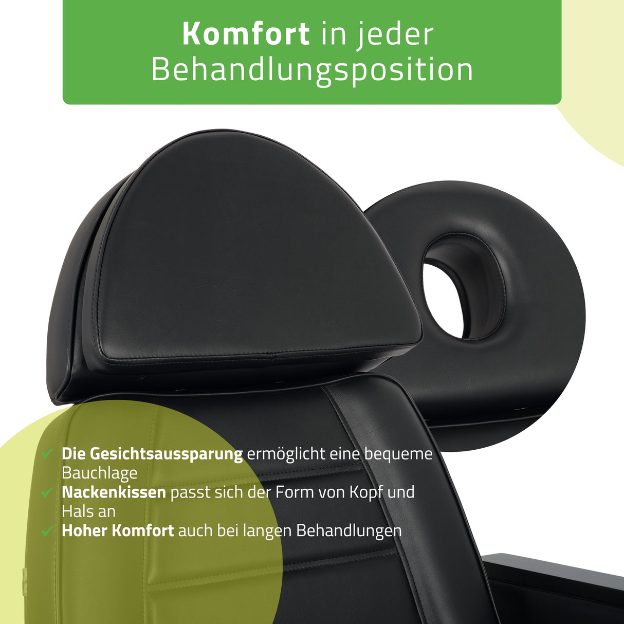 Kosmetikliege Elektrisch | Leo PRO 4 | Kosmetiksessel mit elektrischer Verstellung | Handfernbedienung