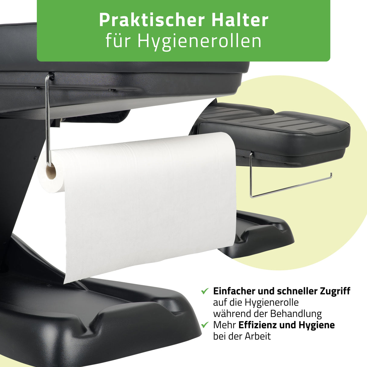 Kosmetikliege Elektrisch | Leo PRO 4 | Kosmetiksessel mit elektrischer Verstellung | Handfernbedienung