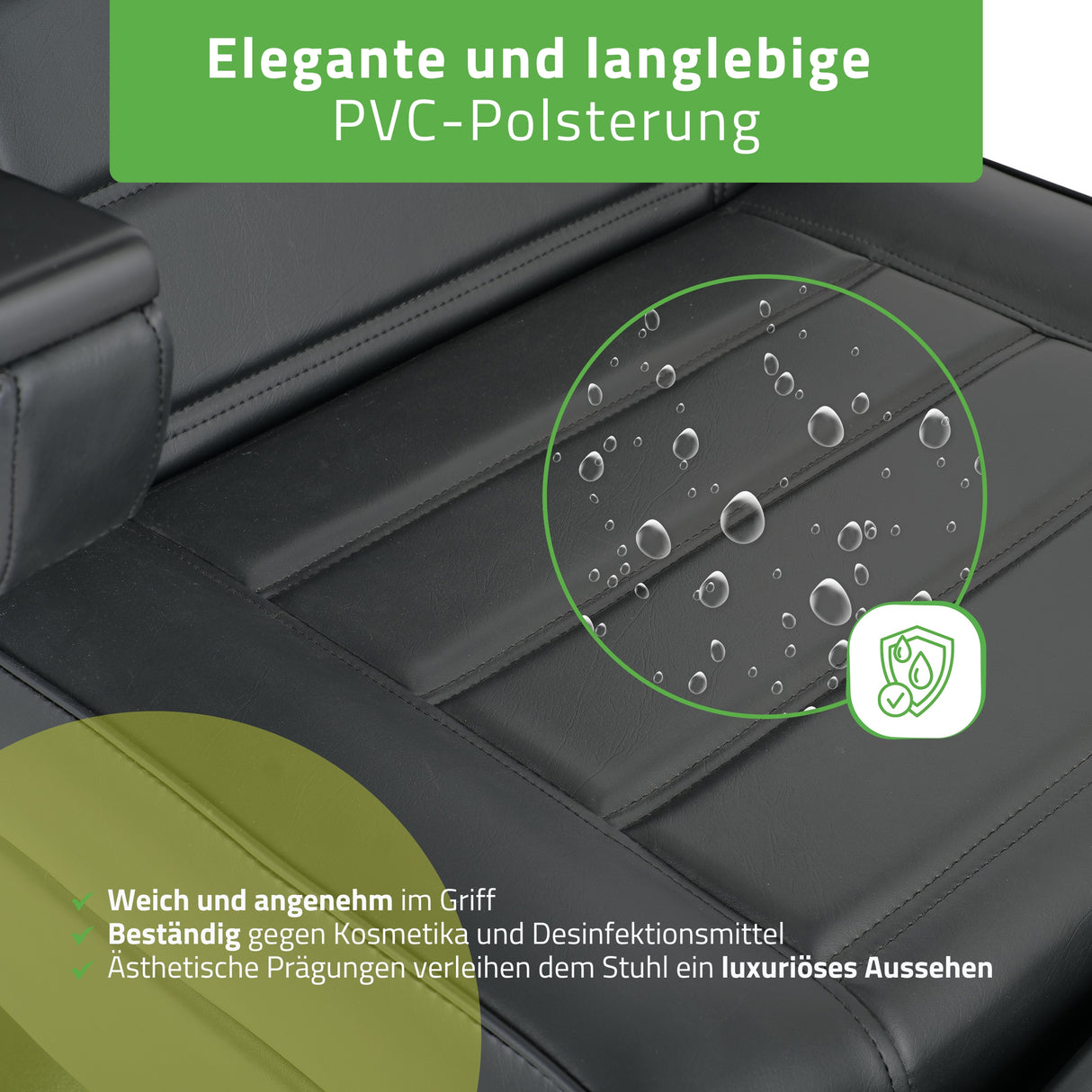 Kosmetikliege Elektrisch | Leo PRO 4 | Kosmetiksessel mit elektrischer Verstellung | Handfernbedienung