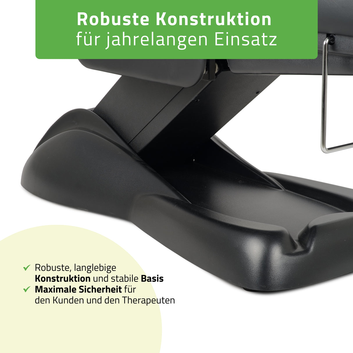 Kosmetikliege Elektrisch | Leo PRO 4 | Kosmetiksessel mit elektrischer Verstellung | Handfernbedienung