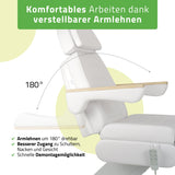 Kosmetikliege Elektrisch | Leo PRO 4 | Kosmetiksessel mit elektrischer Verstellung | Handfernbedienung