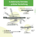 Kosmetikliege Elektrisch | Luxoria PRO 5 | Kosmetiksessel mit elektrischer Verstellung