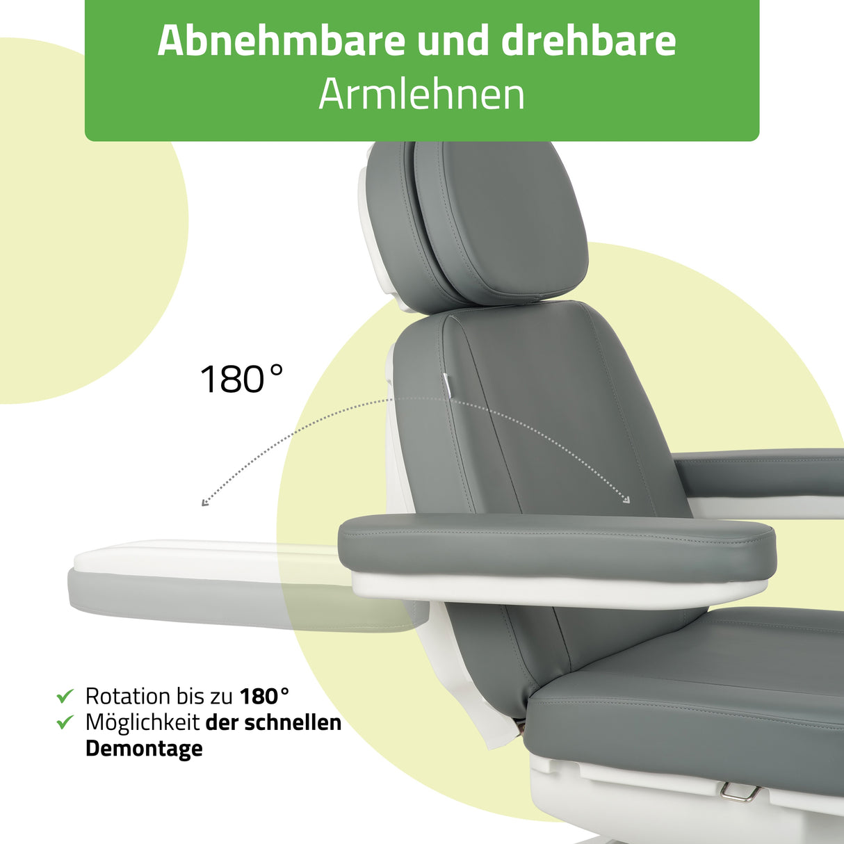 Kosmetikliege Elektrisch | Luxoria PRO 5 | Kosmetiksessel mit elektrischer Verstellung