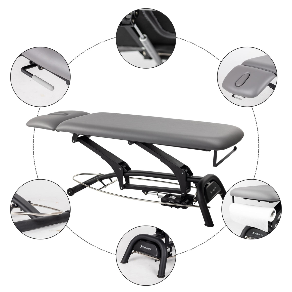 Massageliege Elektrisch Agila 2 2-Segmente | Steuerrahmen