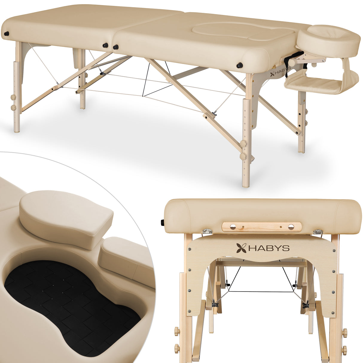 Massageliege für Schwangere Olivia | 70 cm | Beige