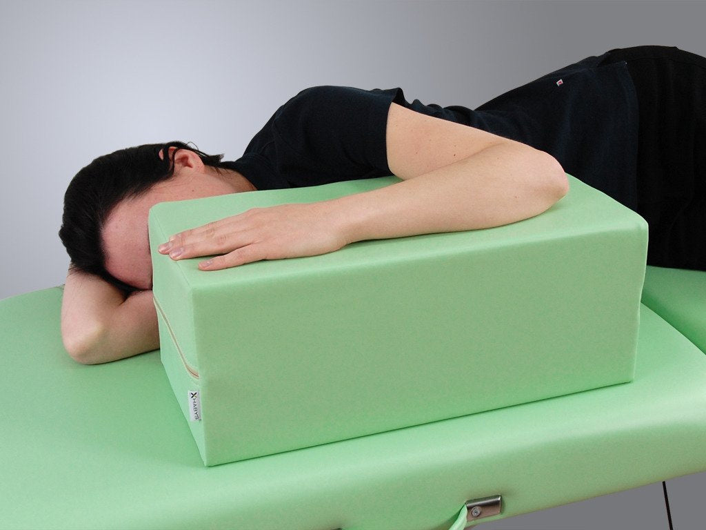 Lagerungswürfel für Massage 50x25x20 | Stufenlagerungswürfel mit Vinyl Flex Polsterung