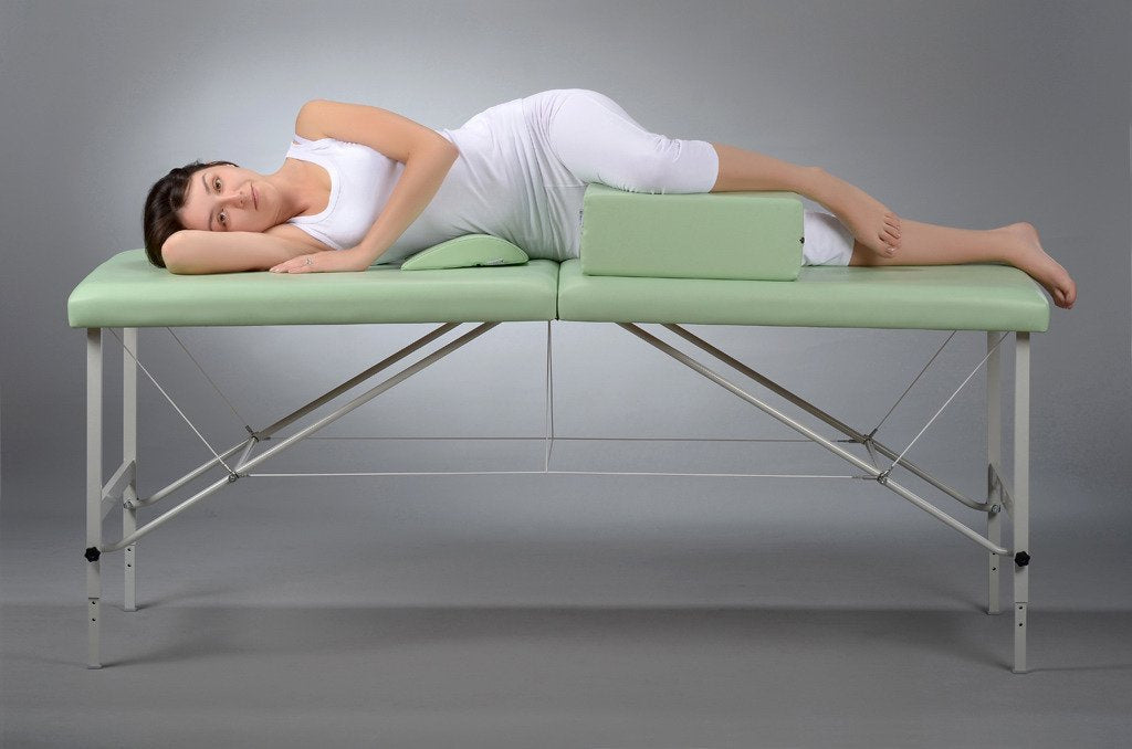 Lagerungswürfel für Massage 40x30x15 | Stufenlagerungswürfel mit Vinyl Flex Polsterung
