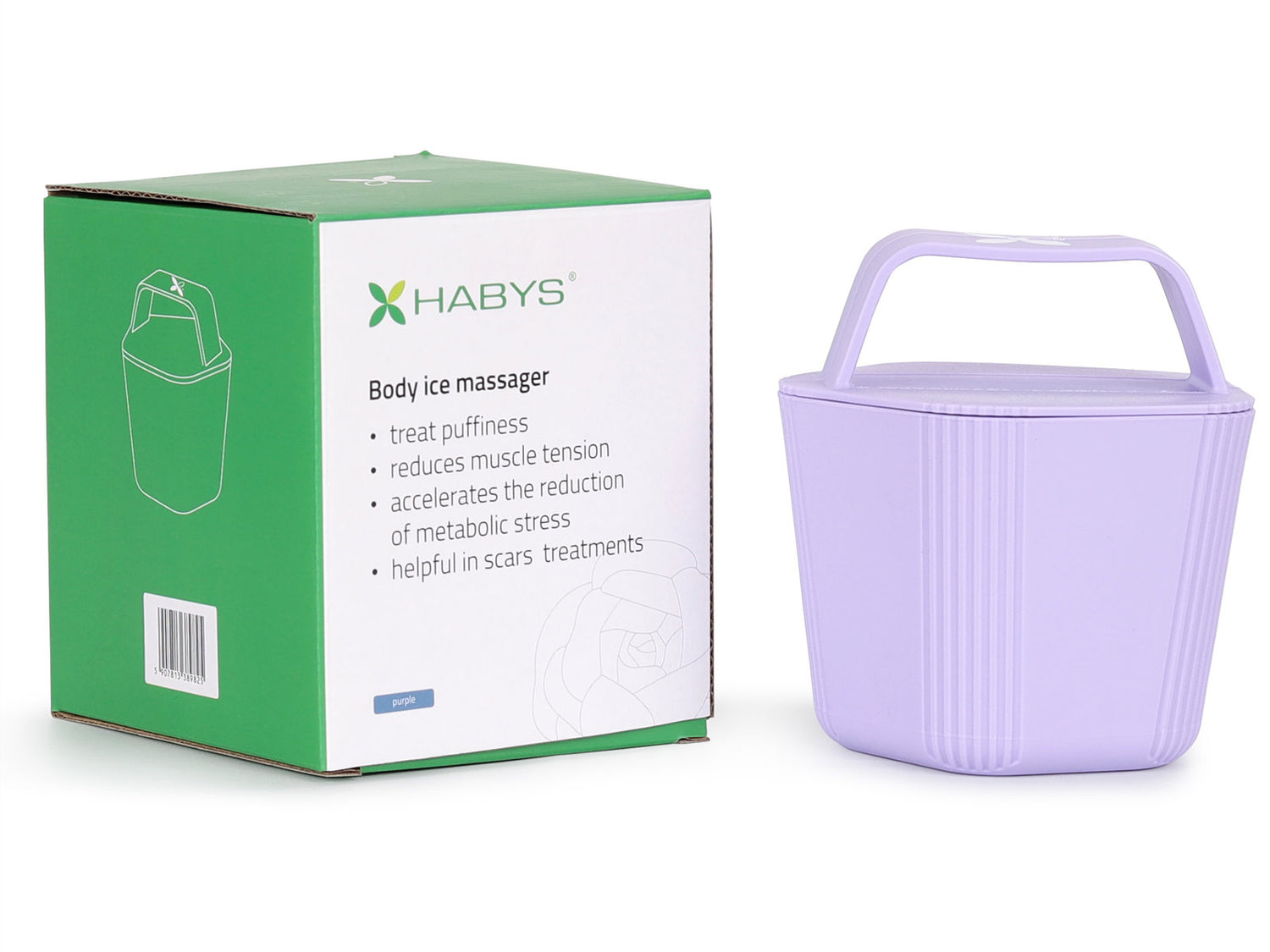 Eisroller (Ice Roller) für den Körper | Eismassager Lila