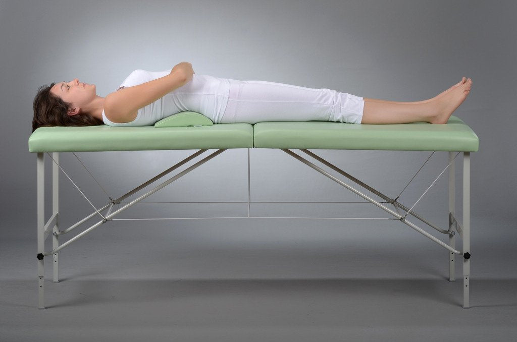 Lenden-Halbrolle für Massage | 40x25x5 | Polsterung Vinyl Flex