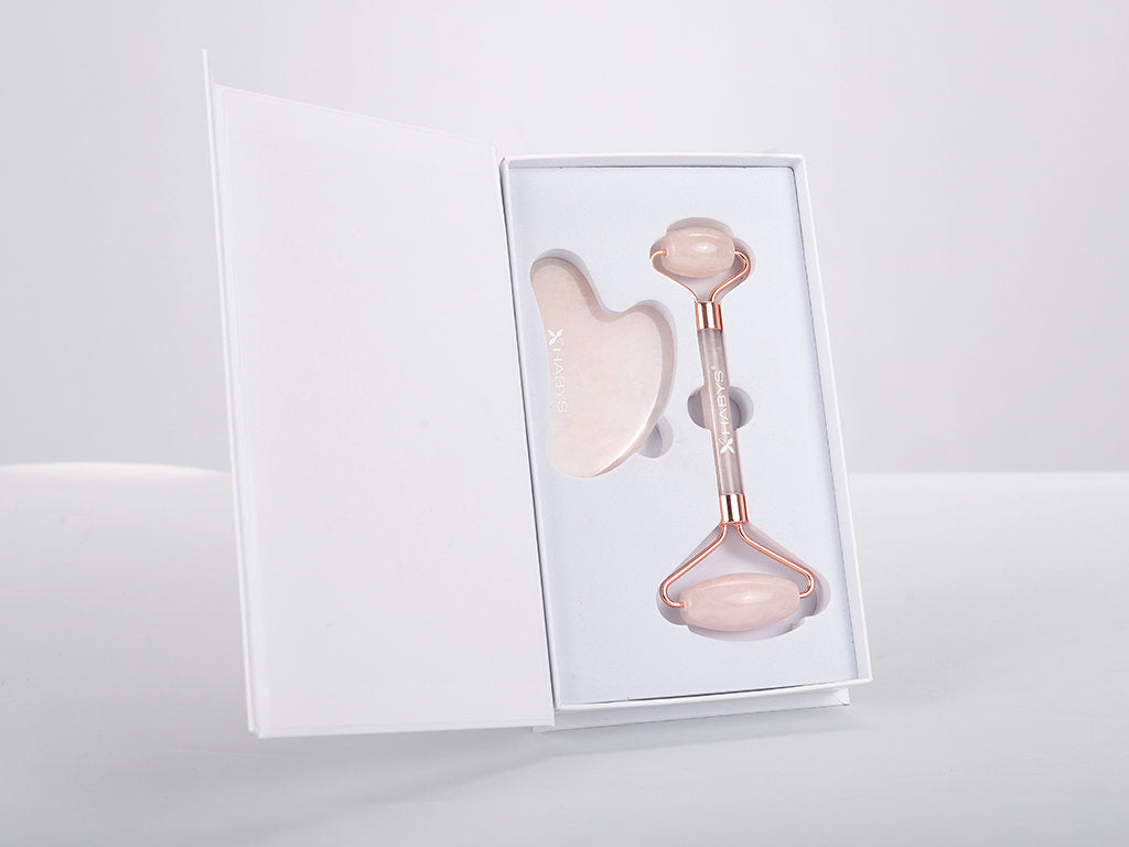 Massage-Set Gua Sha | Stein Roller