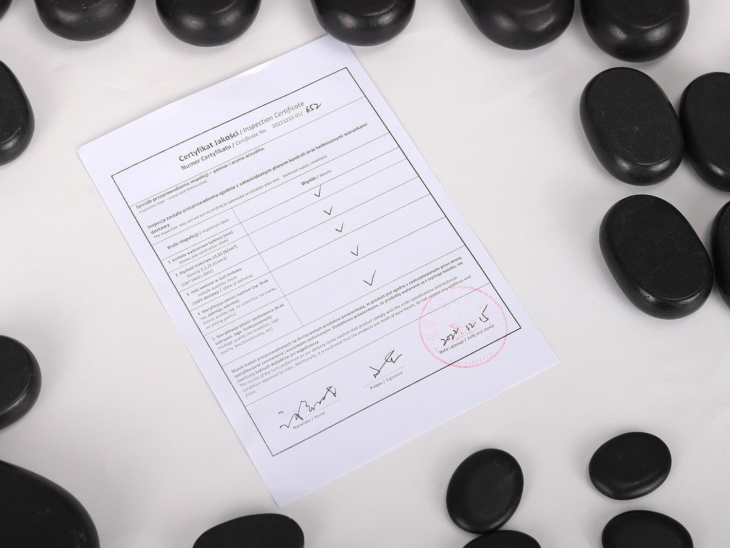 Hot Stone Massagesteine Set 45 teilig