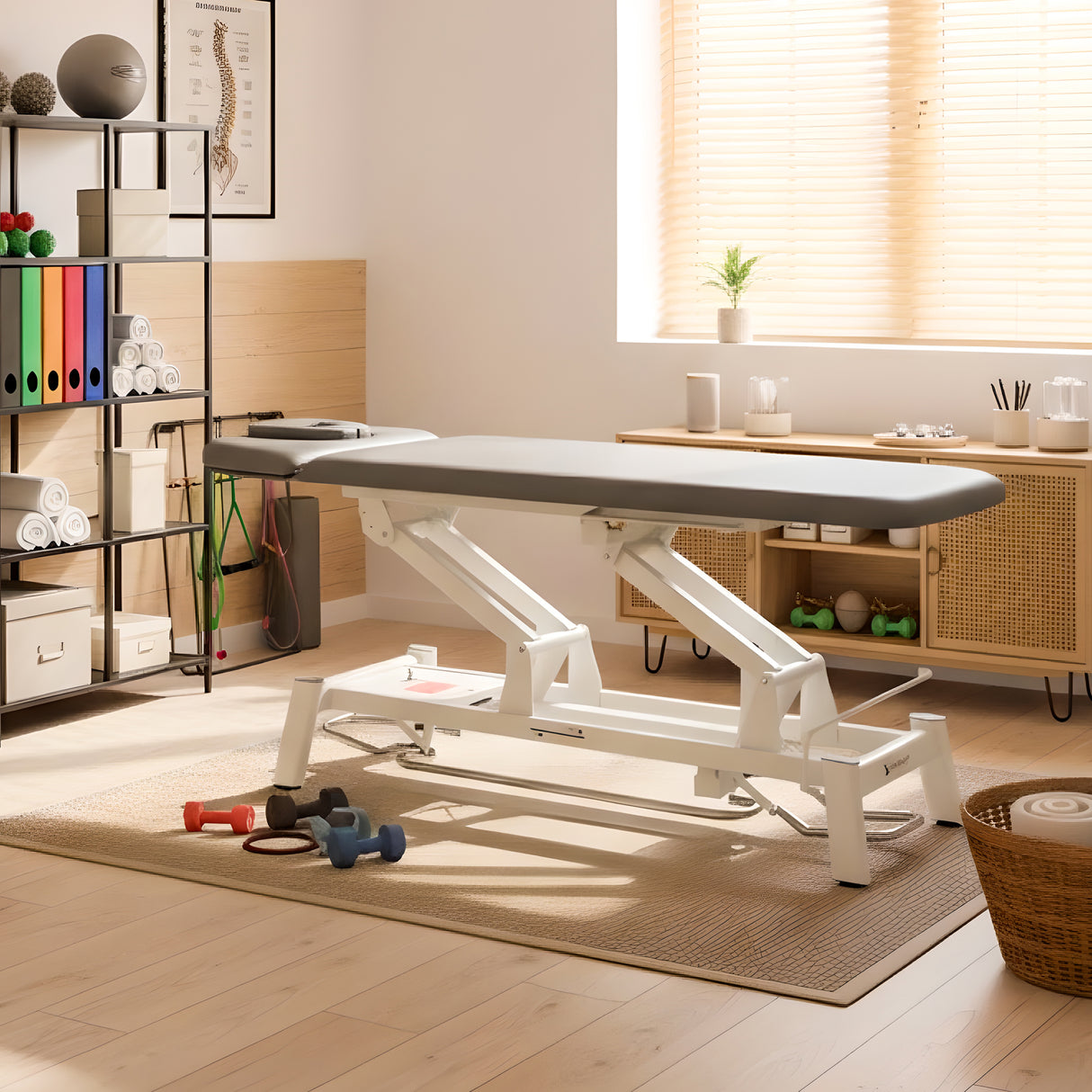 Therapieliege Elektrisch Proxima V2 Ergo | 2-Segmente | Steuerrahmen | 3 Jahre Garantie