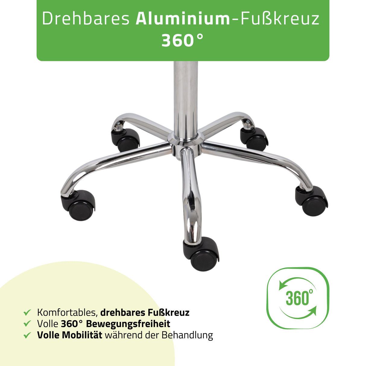 Ergonomische Zadelkruk met Rugleuning Sola