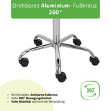 Ergonomische Zadelkruk met Rugleuning Sola