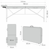 Massagetafel Inklapbaar Sofia | Cosmetische Massagetafel