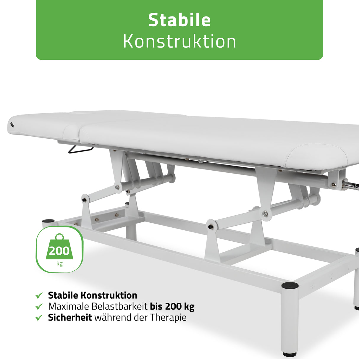 Stationäre Massageliege Vigo 2  | mit Kurbelverstellung