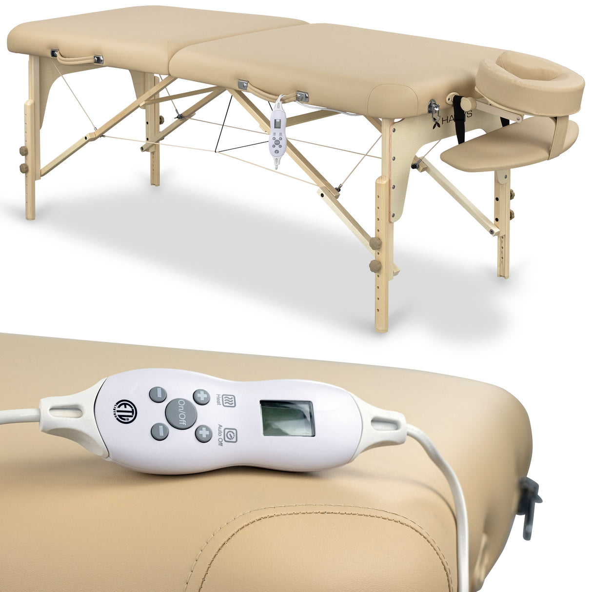 Massagetafel Inklapbaar met Verwarming Therma Top | Cosmetische Massagetafel