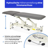 Hydraulische Massagetafel Ultima H2 | Therapietafel met Hydraulische Hoogteverstelling