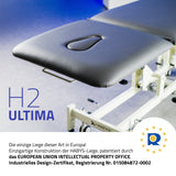 Massageliege Hydraulisch Ultima H2 | Therapieliege mit hydraulischer Höhenverstellung