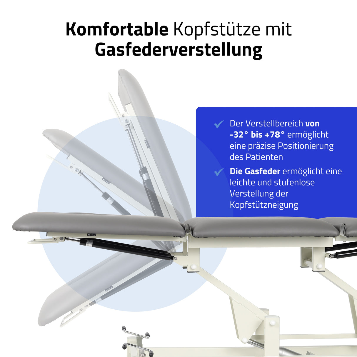 Hydraulische Massagetafel Ultima H3 | Therapietafel met Hydraulische Hoogteverstelling