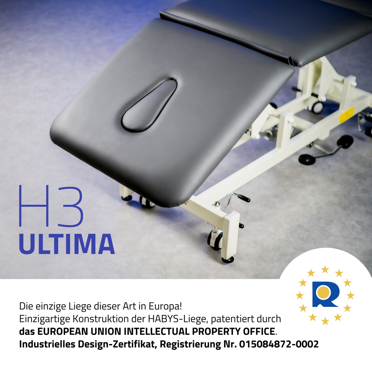 Massageliege Hydraulisch Ultima H3 | Therapieliege mit hydraulischer Höhenverstellung