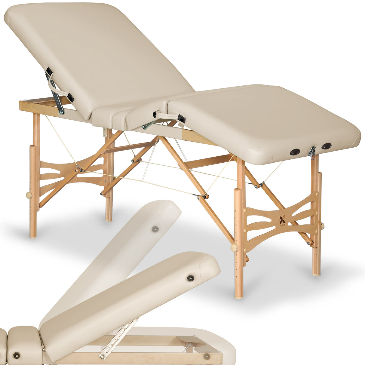 Massageliege Klappbar Xena | 70 cm | Beige