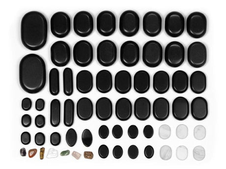 Hot Stone Massagestenen Set 64 delig